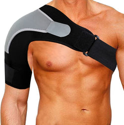 Shoulder Stability Brace Adjustable Shoulder Support with Pressure Pad, Light Breathable Neoprene Rotator Cuff Shoulder Support for Sport, Shoulder Pain - Riht