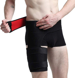 Men and Women Adjustable Hip Groin Stabilizer and Hip Brace for Sciatica Pain Relief, Thigh Leg Compression Support Wrap Sleeve