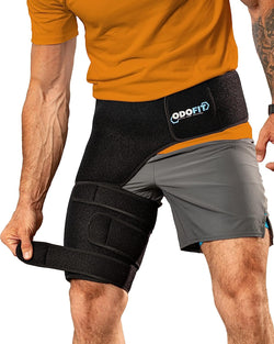 Hip Support Brace for Hip Pain - Compression Wrap for Groin, Thigh, Hamstring,Men and Women
